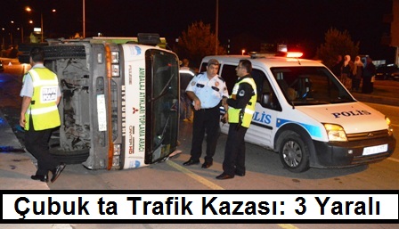 cubuk ta Trafik Kazasi 3 Yarali