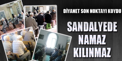 cubuk sandalye de namaz