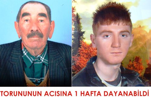 torununun acisina 1 hafta dayanabildi