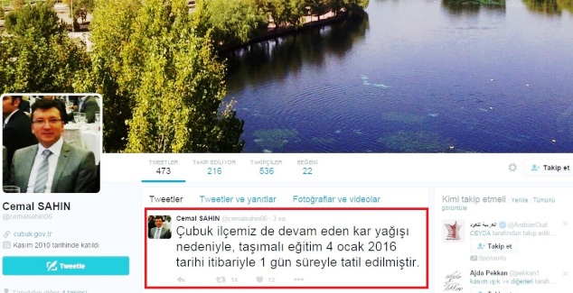 cemal sahin twitter hesabi