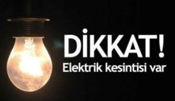 Arıza nedeni ile elektrik kesintisi yaşanıyor