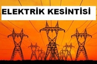 Çubuk’ta Elektrik Kesintisi