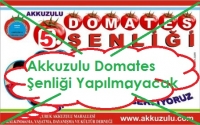 Akkuzulu Domates Şenliği Yapılmayacak