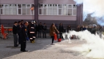 112 Sağlık Öğrencilerine Yangın Tatbikatı