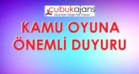 Çubuk ilçe kamuoyuna önemli duyurumuz