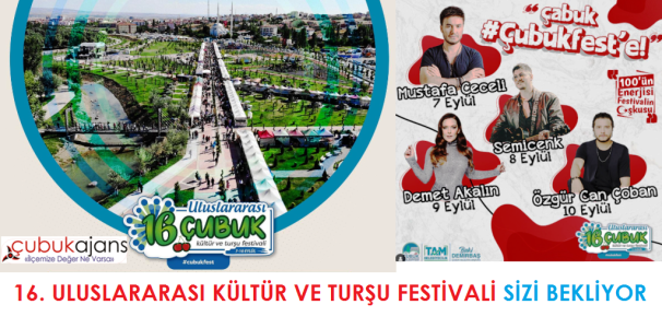 Ankara Çubuk 16. Uluslararası Kültür Ve Turşu Festivali sizi bekliyor