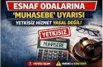 Serbest Muhasebeci Mali Müşavirler Odasından esnafa duyuru